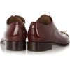 Valentino Studded Patentleather and Metal Shoes in Brown (prune) - Lyst
