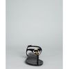 Gucci Black Suede Horsebit Thong Sandals in Black - Lyst