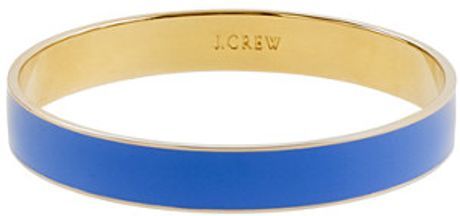 J.crew Classic Medium Bangle in Blue (festival blue) - Lyst