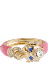J.Crew Enameled Elephant Bracelet
