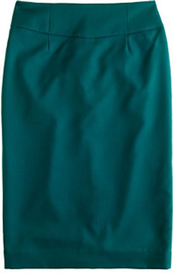 J.Crew Telegraph Pencil Skirt in Super 120s - Lyst