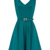 Oasis Oasis Suzie Lace Dress Deep Green in Blue (green) - Lyst