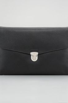 Prada Saffiano Leather Portfolio - Lyst