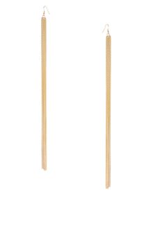 River Island Extra Long Chain Dangle Earrings - Lyst