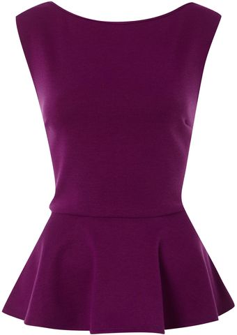 Therapy Peplum Top - Lyst