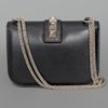 Valentino Rock Star Studded Flap Bag WChain Black in Black - Lyst