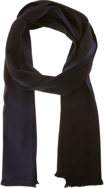 Balenciaga Colorblock Scarf in Black for Men (midnight) - Lyst