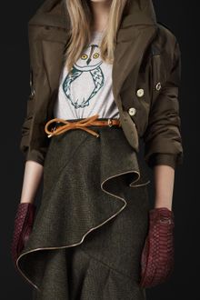 Burberry Prorsum Oversize Lapel Bomber Jacket - Lyst