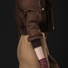 Burberry Prorsum Cropped Herringbone Bomber Jacket in Brown (walnut) - Lyst