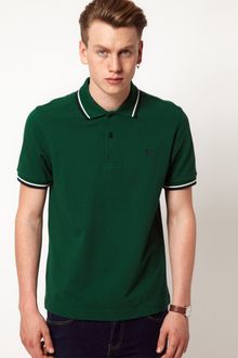 Fred Perry Polo Slim Fit Twin Tipped - Lyst