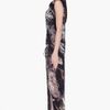 Helmut Lang Long Driftwood Print Dress in Black - Lyst