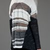 Helmut Lang Textured Loose Sweater in Gray (white) - Lyst