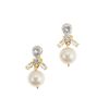 J.crew Navette Jewel Box Earrings in White (crystal) - Lyst