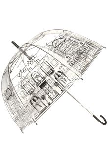 Lulu Guinness Street Scene Birdcage Umbrella - Lyst