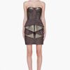 Matthew Williamson Brown Bodice Dress in Brown - Lyst
