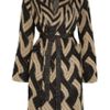 Missoni Patterned Mohair Blend Cardi Coat in Beige (sand) - Lyst