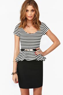 Nasty Gal Jailbreak Peplum Dress - Lyst