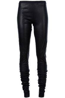Rick Owens Leather Leggings - Lyst