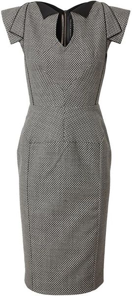 Roland Mouret Eliza Printed Stretch Crepe Wool Dress - Lyst