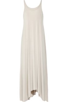 T By Alexander Wang Asymmetric Stretch Modal Maxi Dress - Lyst
