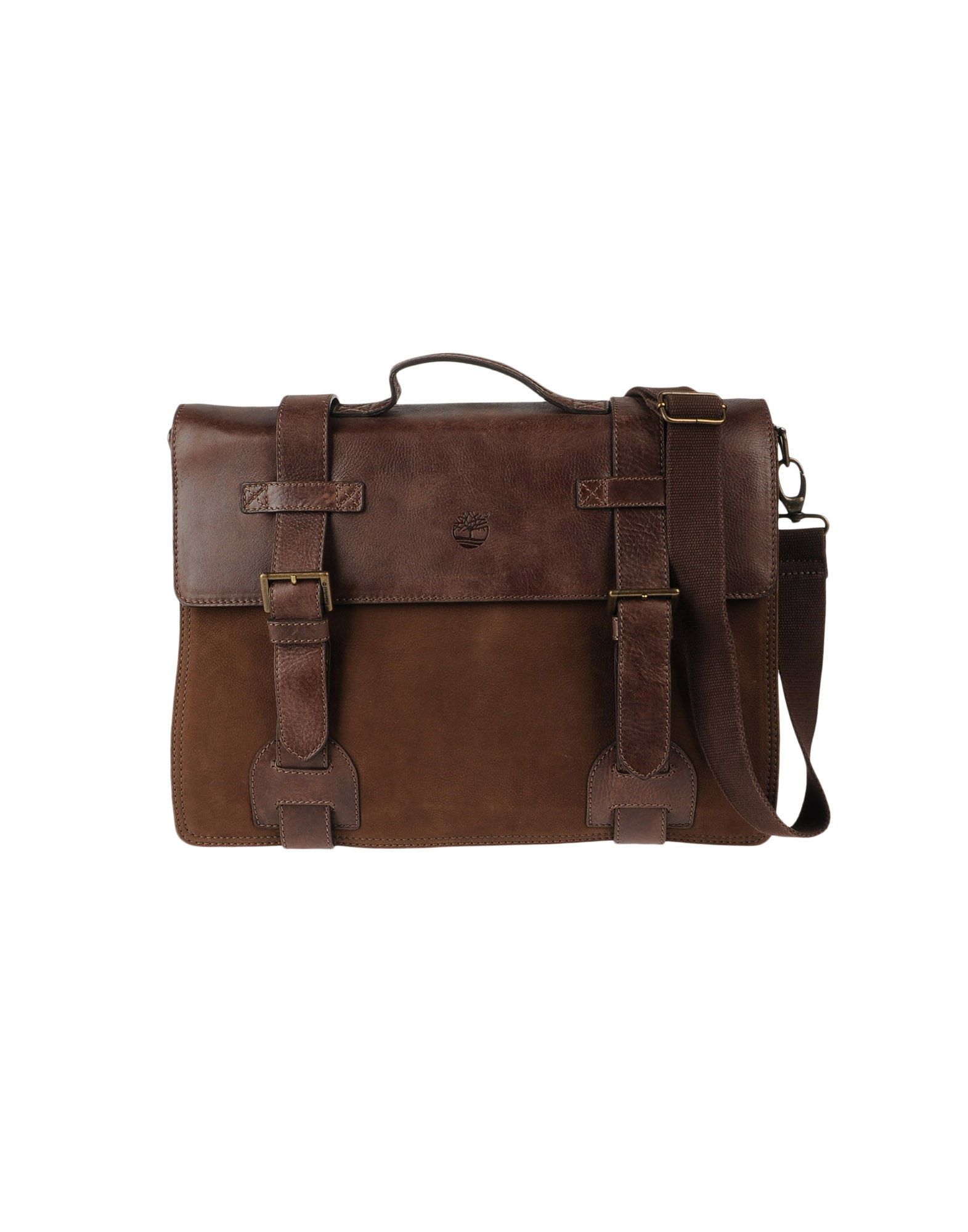 timberland briefcase brown