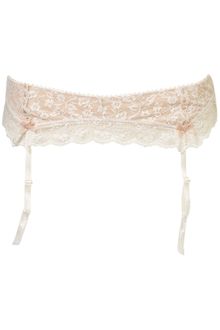 Topshop Leafy Lace Suspender - Lyst