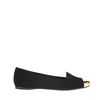 Yves Saint Laurent Black Suede Slippers in Black - Lyst