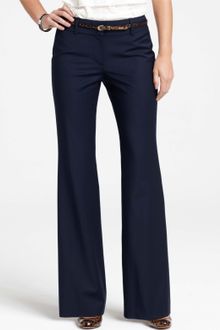 Ann Taylor Petite Signature Tropical Wool Trousers - Lyst