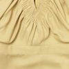 Burberry Prorsum Ruched Keyhole Fulllength Dress in Yellow - Lyst