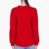 Chloé Red Chunky Wool Sweater in Red - Lyst