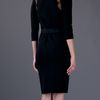 Giambattista Valli Lace Insert Dress in Black - Lyst