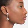 Givenchy Glass Pearl Chain Earrings in White (white pearl/ silver) - Lyst