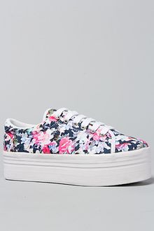 Jeffrey Campbell The Zomg Sneaker in Blue Floral - Lyst