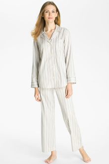 Lauren by Ralph Lauren Sleepwear Stripe Flannel Pajamas - Lyst