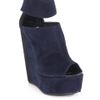 Pierre Hardy Bicolour Wedge Sandals in Blue (navy) - Lyst