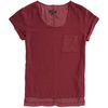 Rag & Bone Short Sleeve Pocket Tee in Purple (wine) - Lyst