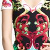 Roberto Cavalli Jasper Print Dress in Multicolor (black white red green) - Lyst