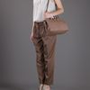 Yves Saint Laurent Structured Bag in Brown - Lyst