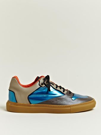 Balenciaga Mens Contrast Panel Trainers - Lyst