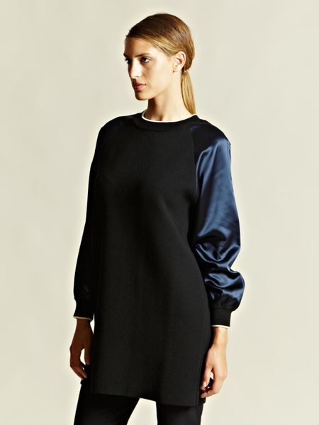 Jil Sander Jil Sander Womens Cashmere Silence Sweater in Black - Lyst
