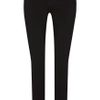 Karen Millen Capri Jean in Black - Lyst