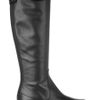 Gucci Leather Knee Boots in Black - Lyst