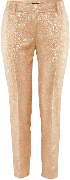 H&m Trousers in Beige (powder) - Lyst