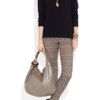 Jimmy Choo Solar Leather Hobo Bag in Green (taupe) - Lyst