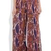 Matthew Williamson Pythonprint Chiffon Palazzo Pants in Purple - Lyst