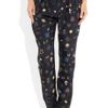 Stella Mccartney Christine Tapered Printed Silk Pants in Blue (midnight) - Lyst