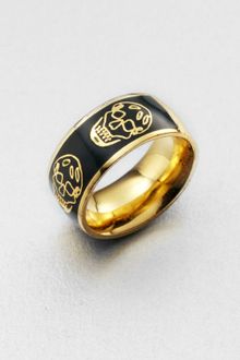 Alexander McQueen Skull Ring - Lyst