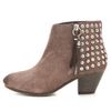 Ash Nevada Studded Bootie in Beige - Lyst