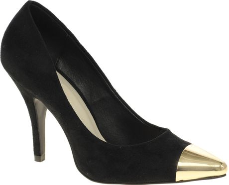 cap toe high heels