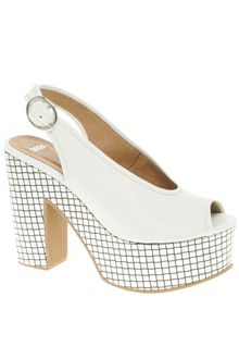 Asos Asos Halo Platform High Sandals with Peep Toe - Lyst